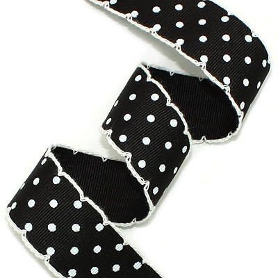 검정/흰색(땡땡이피코트)