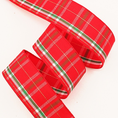 초록흰색금사/빨강톤(체크)